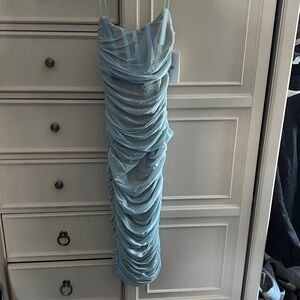 Nookie Light Blue Eden Midi Dress